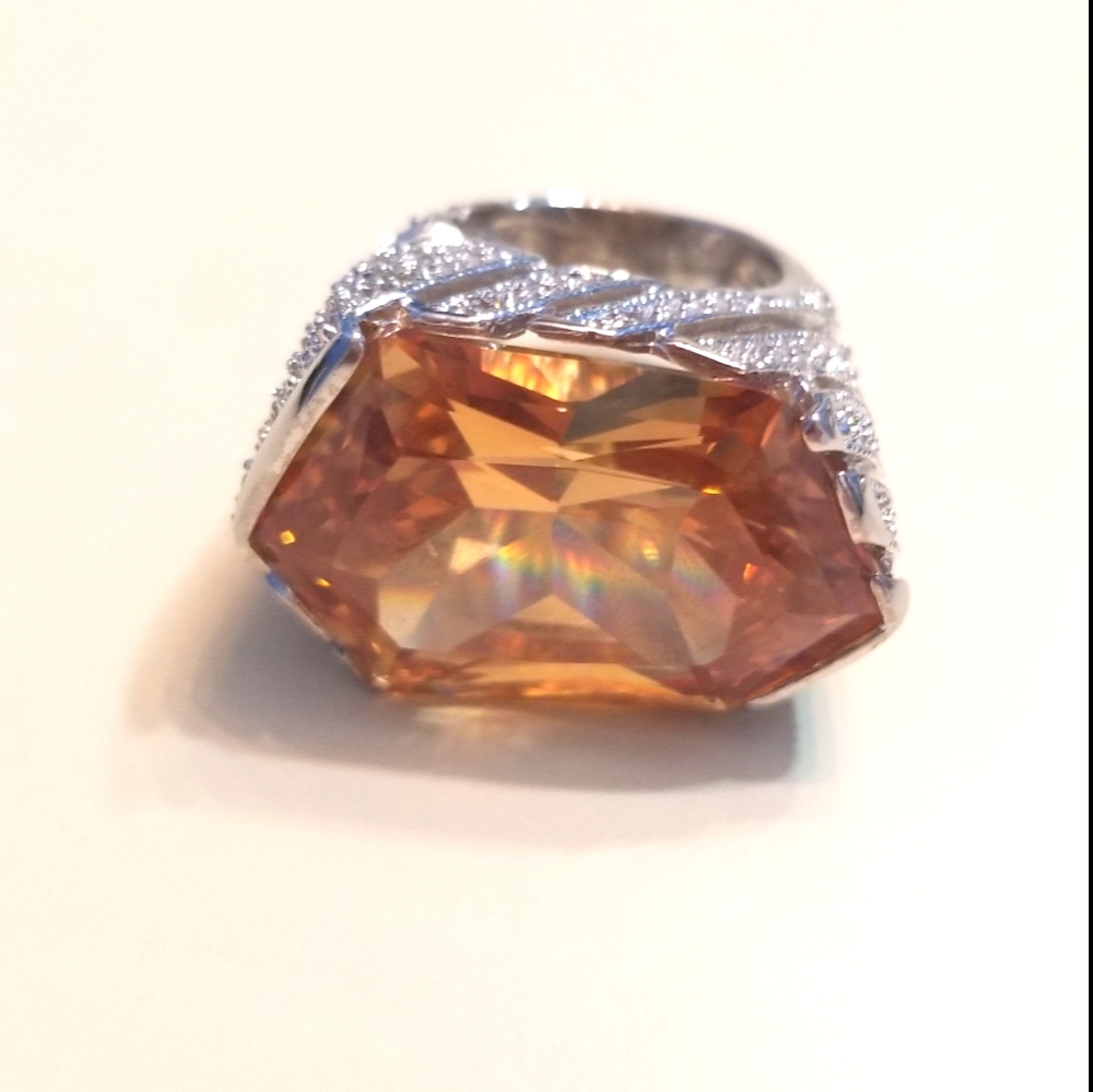 ⚜ Peach Passion Cocktail Ring ⚜